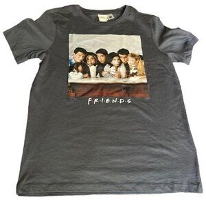 Women's FRIENDS Gray Graphic Iconic Pullover Crewneck Shirt Size XS EUC #6133